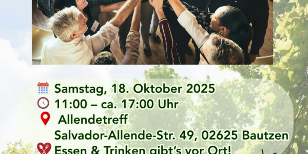Einladung: Gemeinsam das Allendeviertel gestalten 18.10.2025
