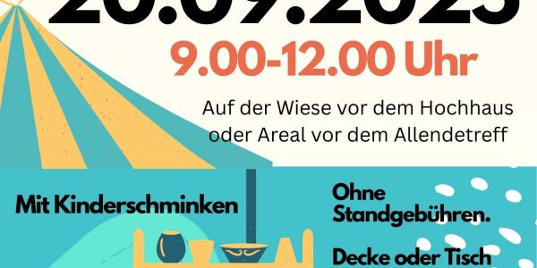Nachbarschaftsflohmarkt 20.09.2025