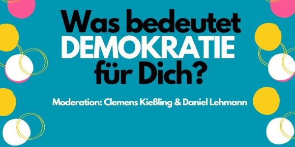 Gruppenchat zum Thema "Was bedeutet Demokratie für Dich?