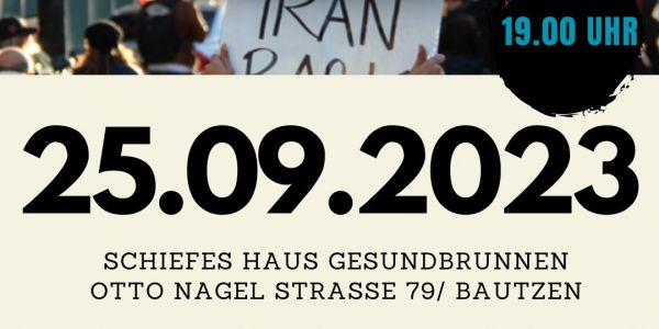 Einladung zum Gespräch mit der Dresdner Künstlerin Nazanin Z